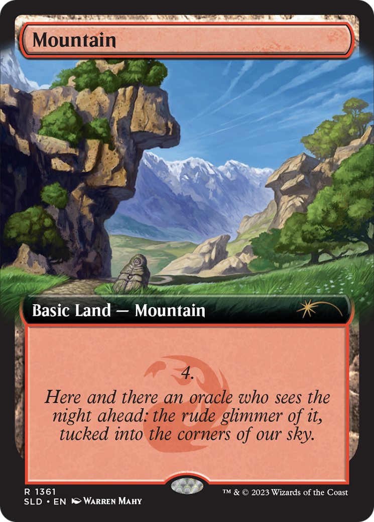 Mountain (1361) [Secret Lair Drop Series] | Card Merchant Takapuna