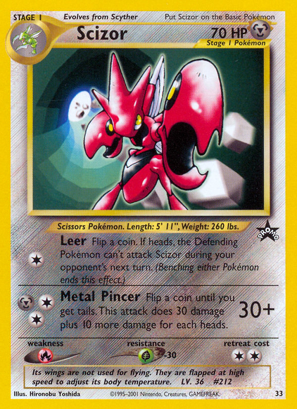 Scizor (33) [Wizards of the Coast: Black Star Promos] | Card Merchant Takapuna
