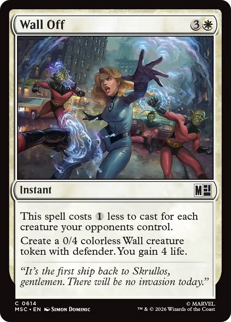 Wall Off [Marvel Super Heroes Commander] | Card Merchant Takapuna