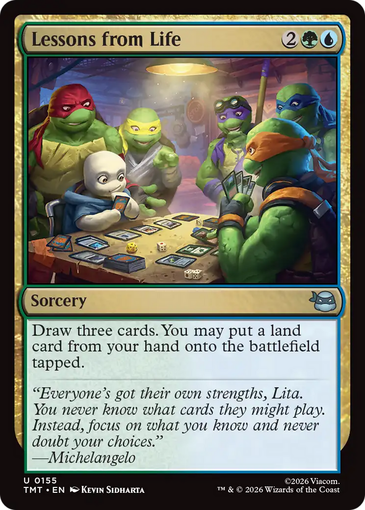 Lessons from Life [Teenage Mutant Ninja Turtles] | Card Merchant Takapuna