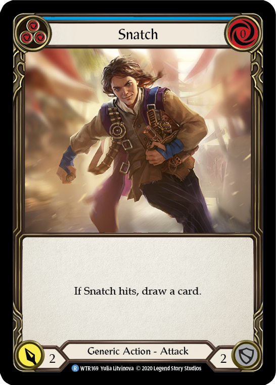 Snatch (Blue) [U-WTR169] (Welcome to Rathe Unlimited)  Unlimited Normal | Card Merchant Takapuna