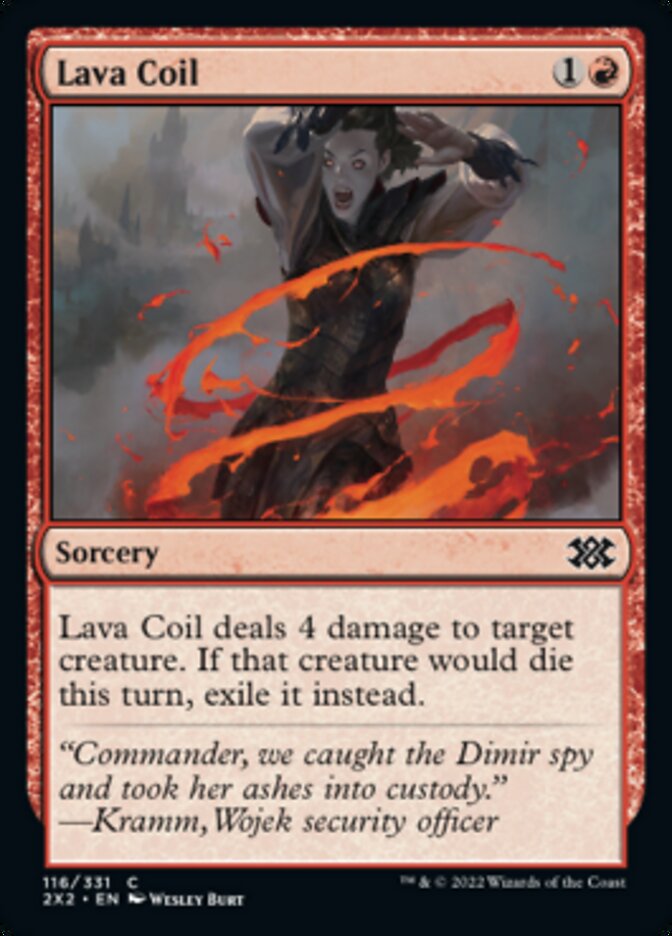 Lava Coil [Double Masters 2022] | Card Merchant Takapuna
