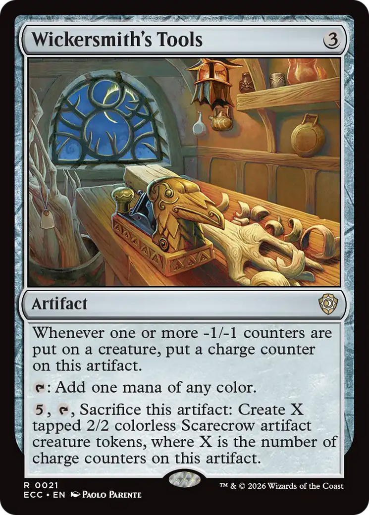 Wickersmith's Tools [Lorwyn Eclipsed Commander] | Card Merchant Takapuna