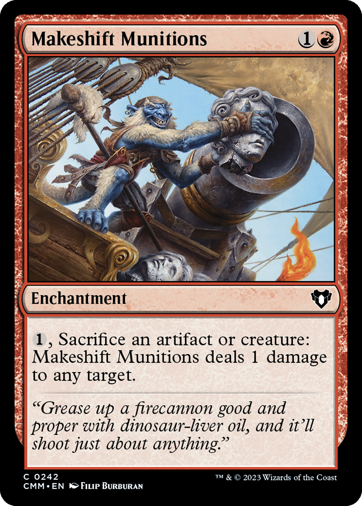 Makeshift Munitions [Commander Masters] | Card Merchant Takapuna