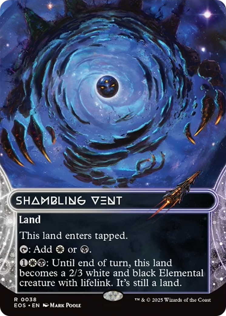 Shambling Vent (0038) (Borderless) [Edge of Eternities: Stellar Sights] | Card Merchant Takapuna