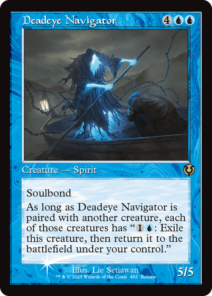 Deadeye Navigator (Retro Frame) [Innistrad Remastered Promos] | Card Merchant Takapuna