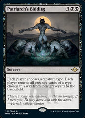 Patriarch's Bidding (Foil Etched) [Modern Horizons 2] | Card Merchant Takapuna