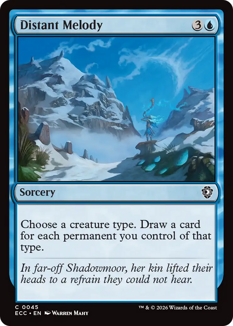 Distant Melody [Lorwyn Eclipsed Commander] | Card Merchant Takapuna