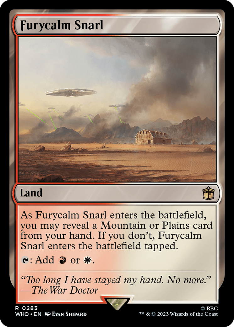 Furycalm Snarl [Doctor Who] | Card Merchant Takapuna