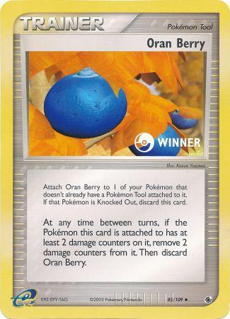 Oran Berry (85/109) (Jumbo Card) [EX: Ruby & Sapphire] | Card Merchant Takapuna
