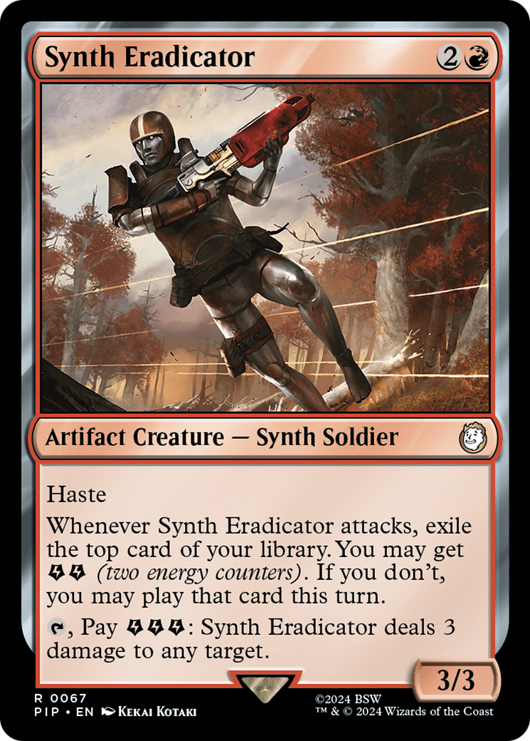 Synth Eradicator [Fallout] | Card Merchant Takapuna