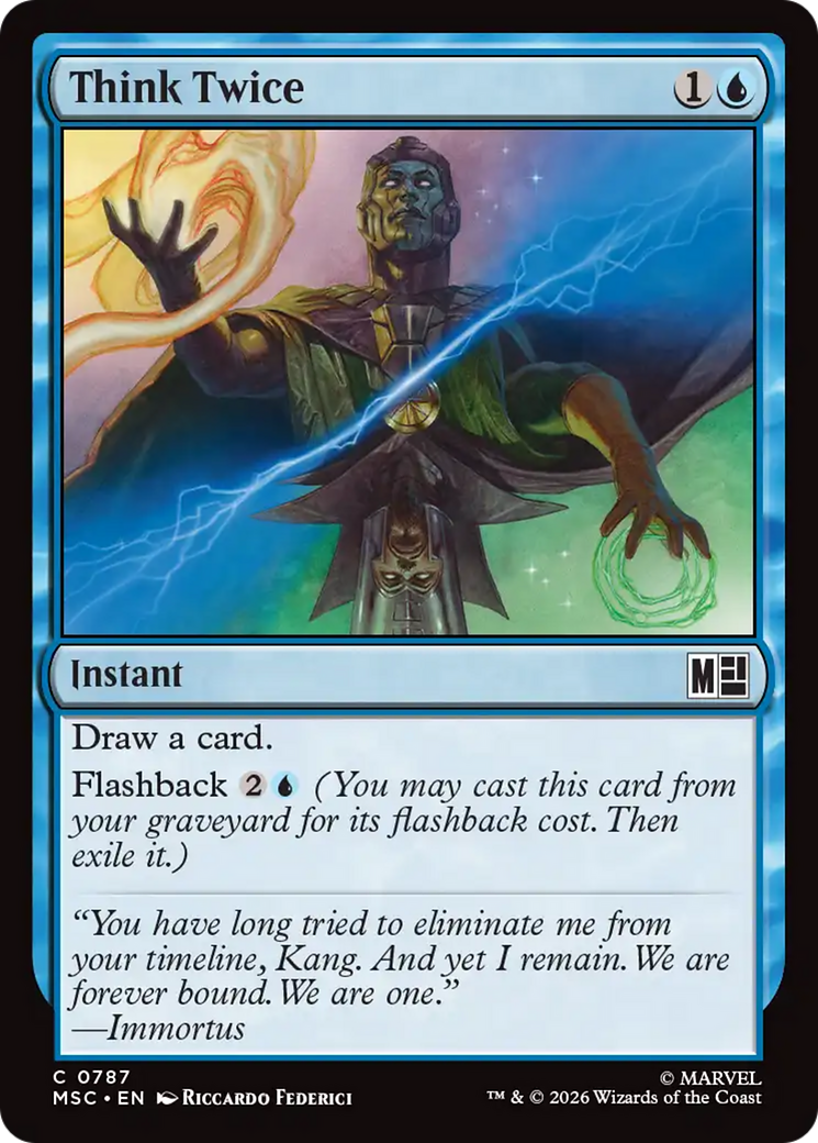 Think Twice [Marvel Super Heroes Commander] | Card Merchant Takapuna