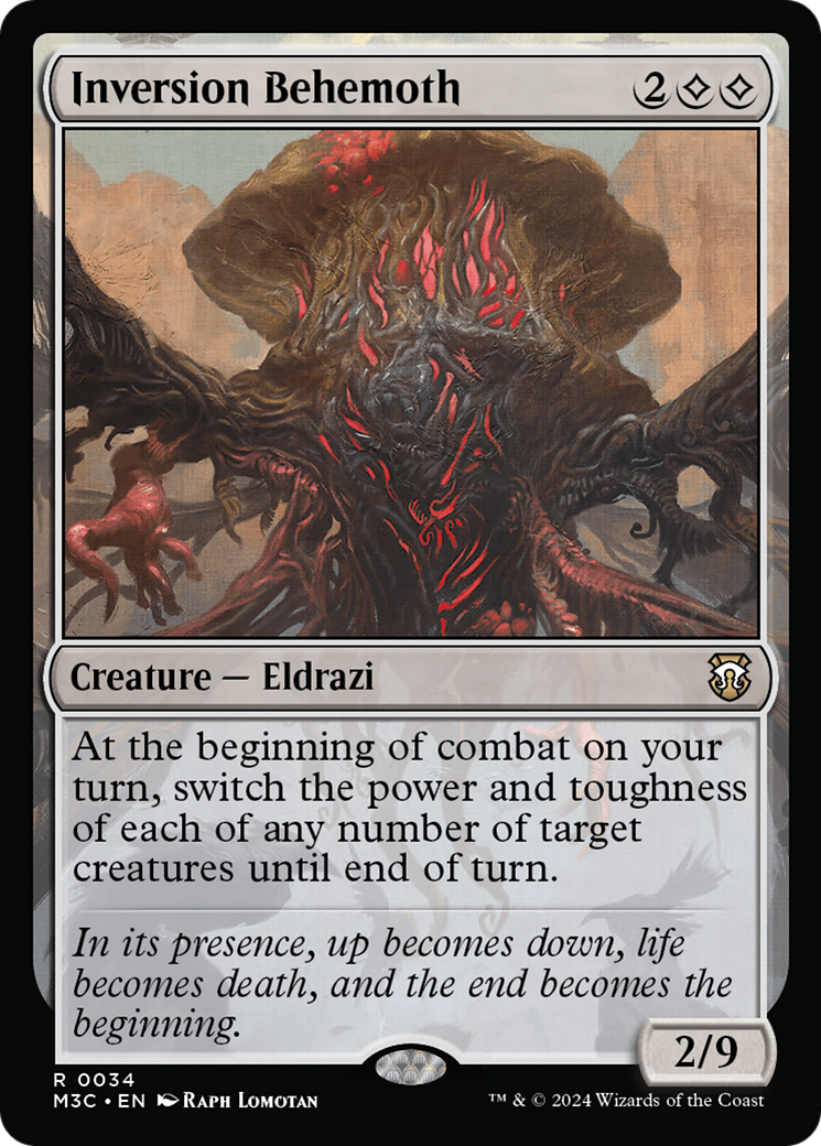 Inversion Behemoth [Modern Horizons 3 Commander] | Card Merchant Takapuna