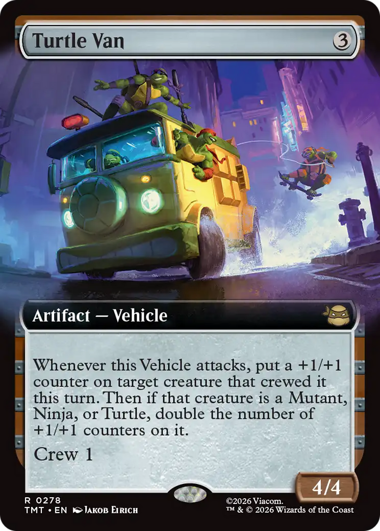 Turtle Van (Extended Art) [Teenage Mutant Ninja Turtles] | Card Merchant Takapuna