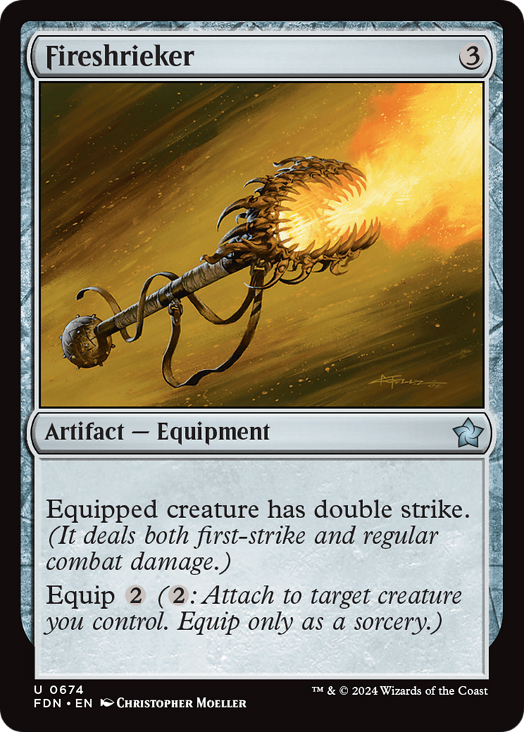 Fireshrieker [Foundations] | Card Merchant Takapuna