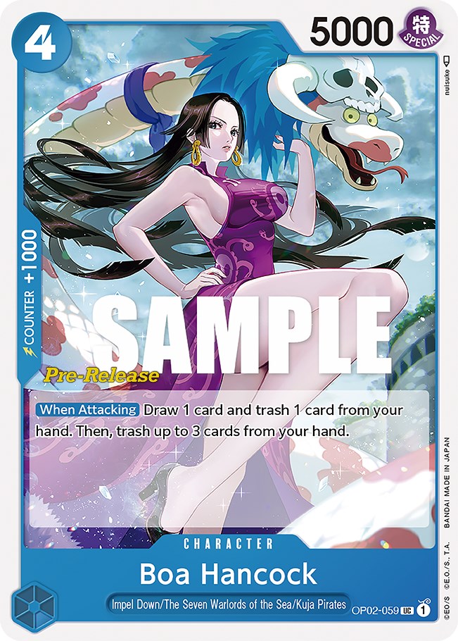 Boa Hancock [Paramount War Pre-Release Cards] | Card Merchant Takapuna