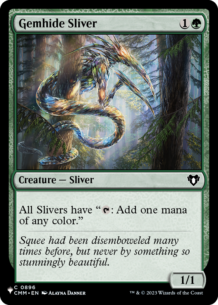 Gemhide Sliver (CMM) [The List] | Card Merchant Takapuna