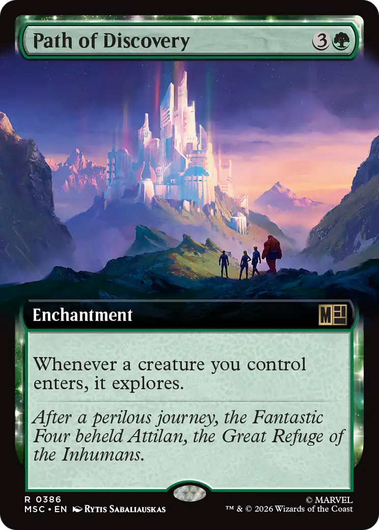 Path of Discovery (Extended Art) [Marvel Super Heroes Commander] | Card Merchant Takapuna