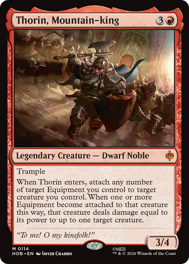 Thorin, Mountain-king [The Hobbit] | Card Merchant Takapuna