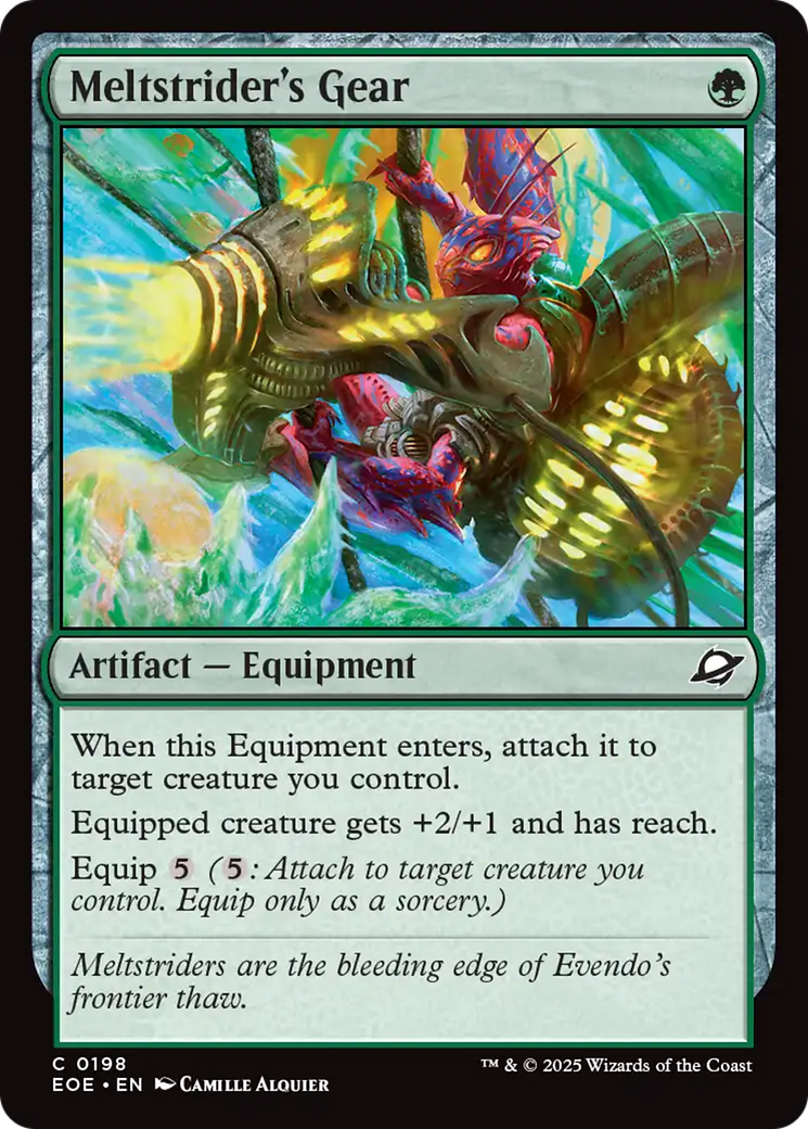 Meltstrider's Gear [Edge of Eternities] | Card Merchant Takapuna