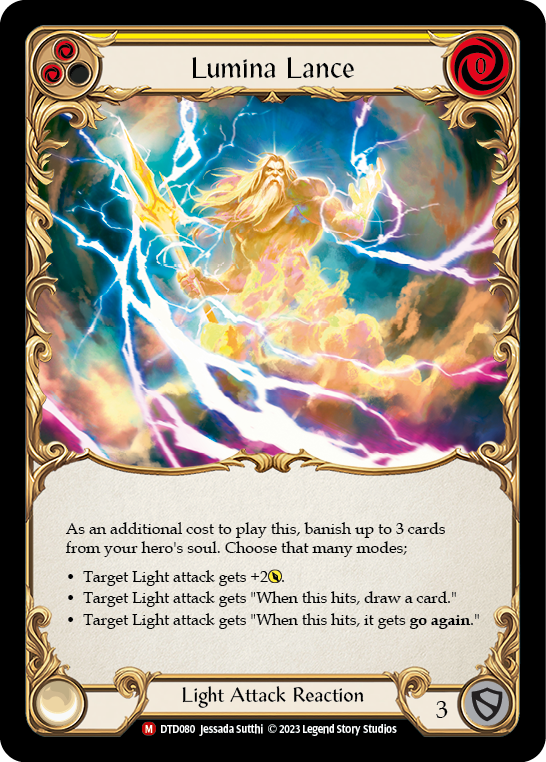 Lumina Lance [DTD080] (Dusk Till Dawn)  Rainbow Foil | Card Merchant Takapuna