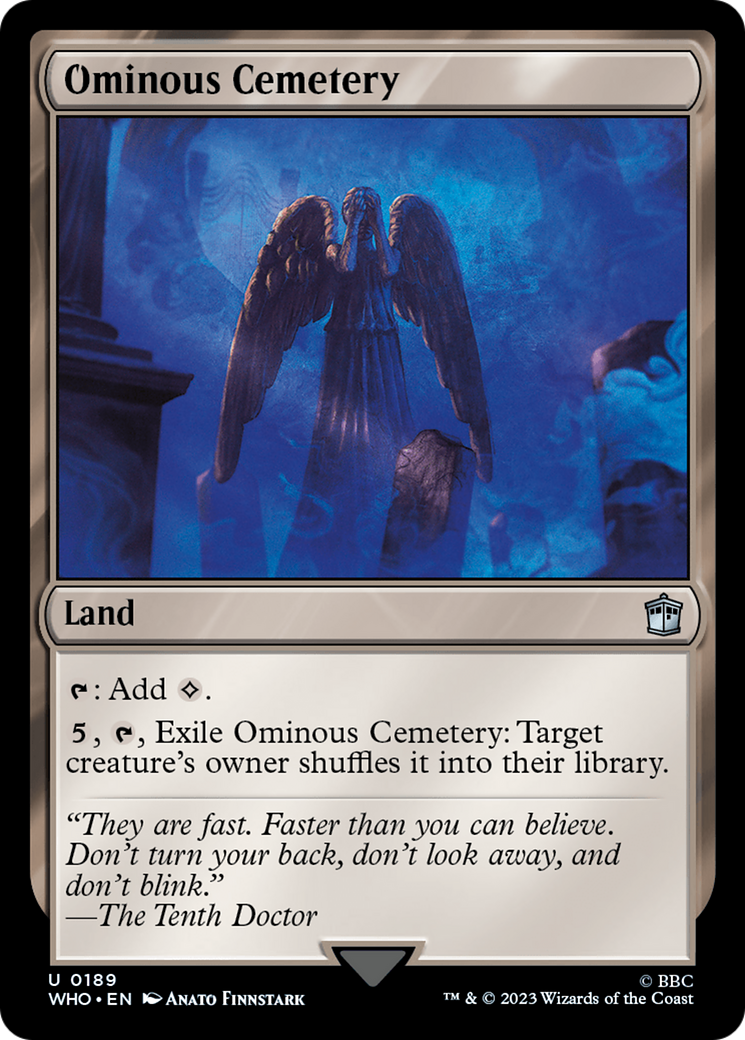 Ominous Cemetery [Doctor Who] | Card Merchant Takapuna