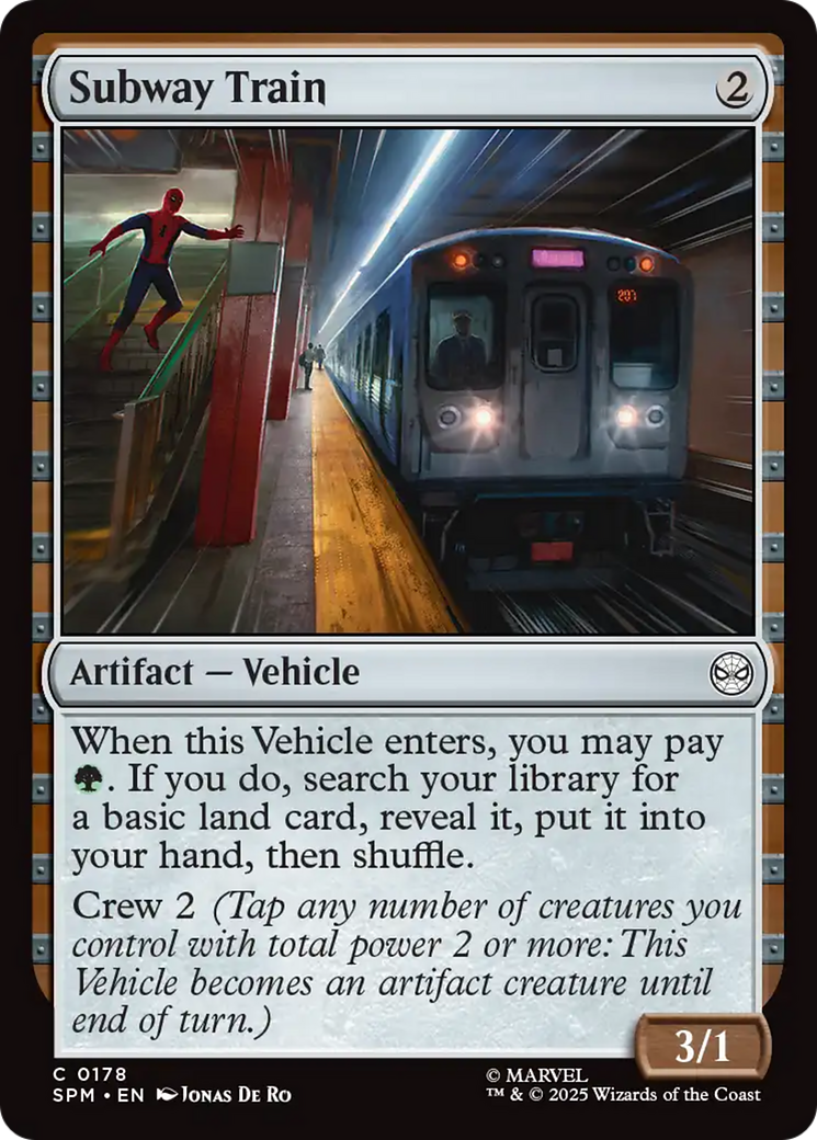 Subway Train [Marvel's Spider-Man] | Card Merchant Takapuna