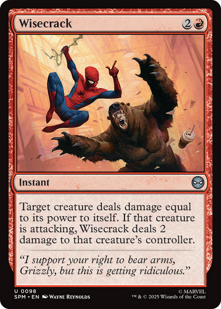 Wisecrack [Marvel's Spider-Man] | Card Merchant Takapuna