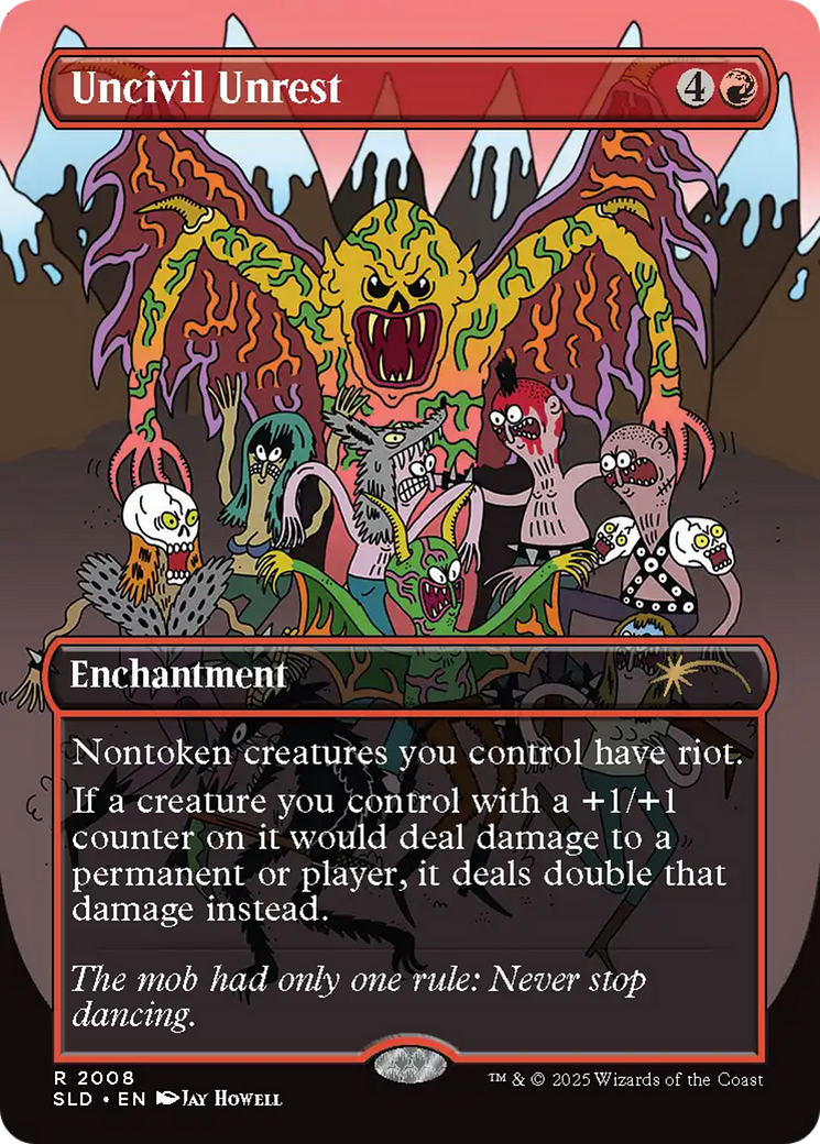 Uncivil Unrest (Rainbow Foil) [Secret Lair Drop Series] | Card Merchant Takapuna