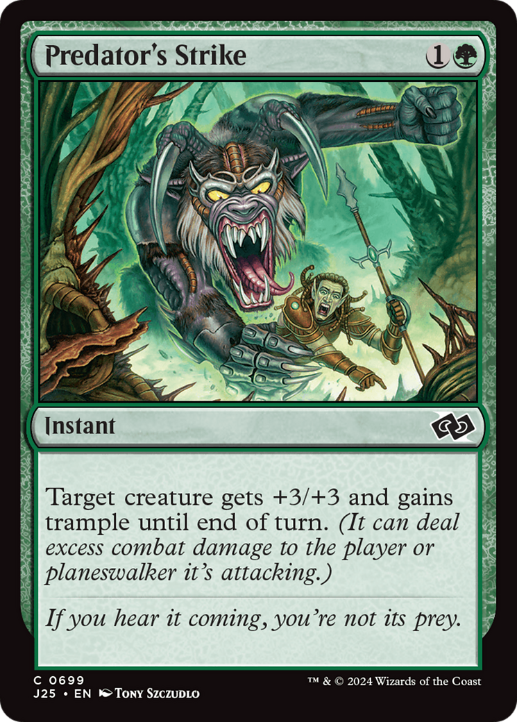 Predator's Strike [Foundations Jumpstart] | Card Merchant Takapuna