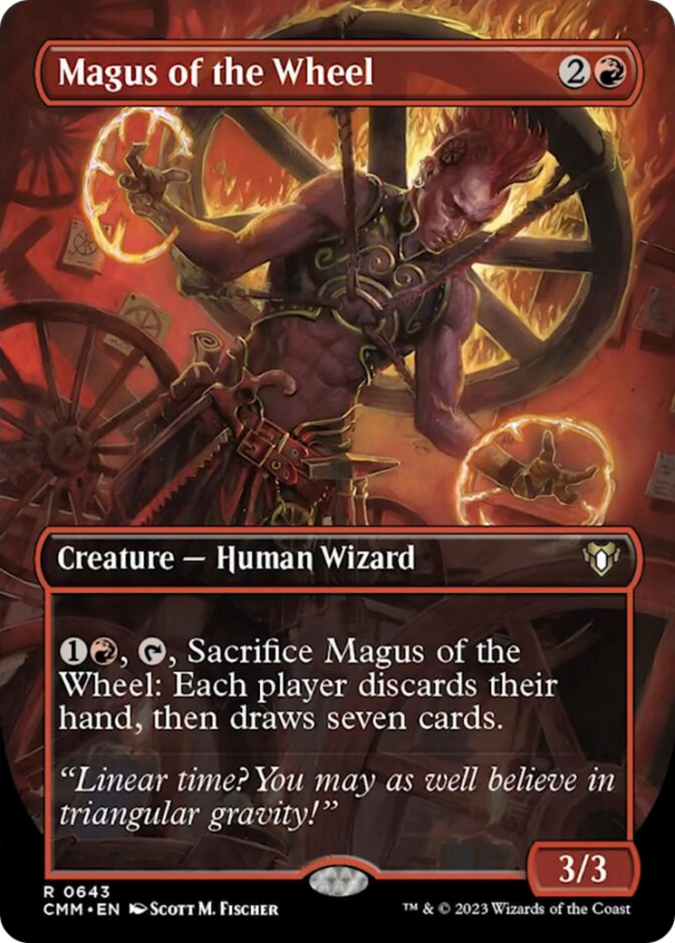 Magus of the Wheel (Borderless Alternate Art) [Commander Masters] | Card Merchant Takapuna
