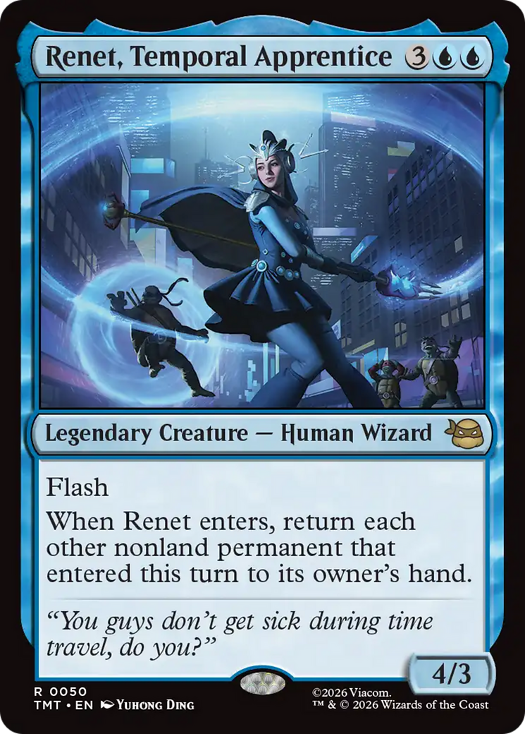 Renet, Temporal Apprentice [Teenage Mutant Ninja Turtles] | Card Merchant Takapuna