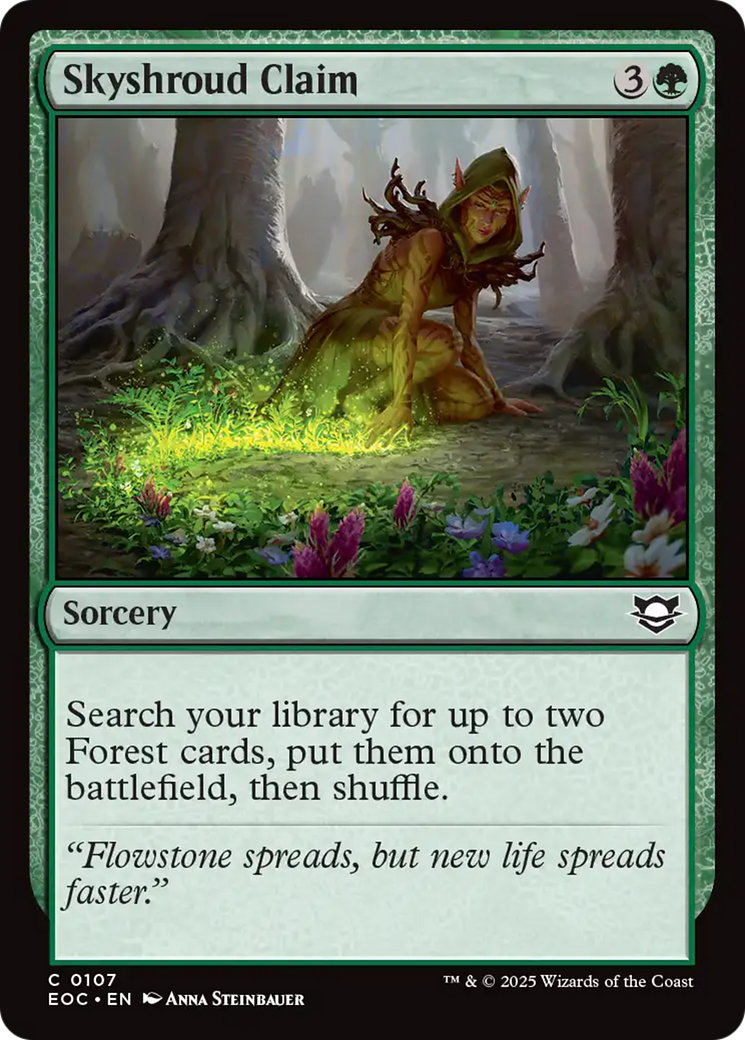 Skyshroud Claim [Edge of Eternities Commander] | Card Merchant Takapuna