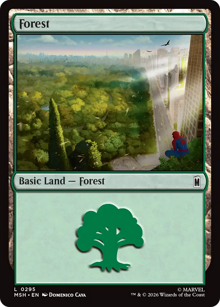 Forest (0295) [Marvel Super Heroes] | Card Merchant Takapuna