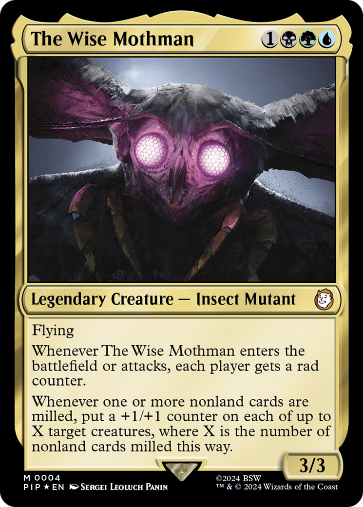 The Wise Mothman [Fallout] | Card Merchant Takapuna