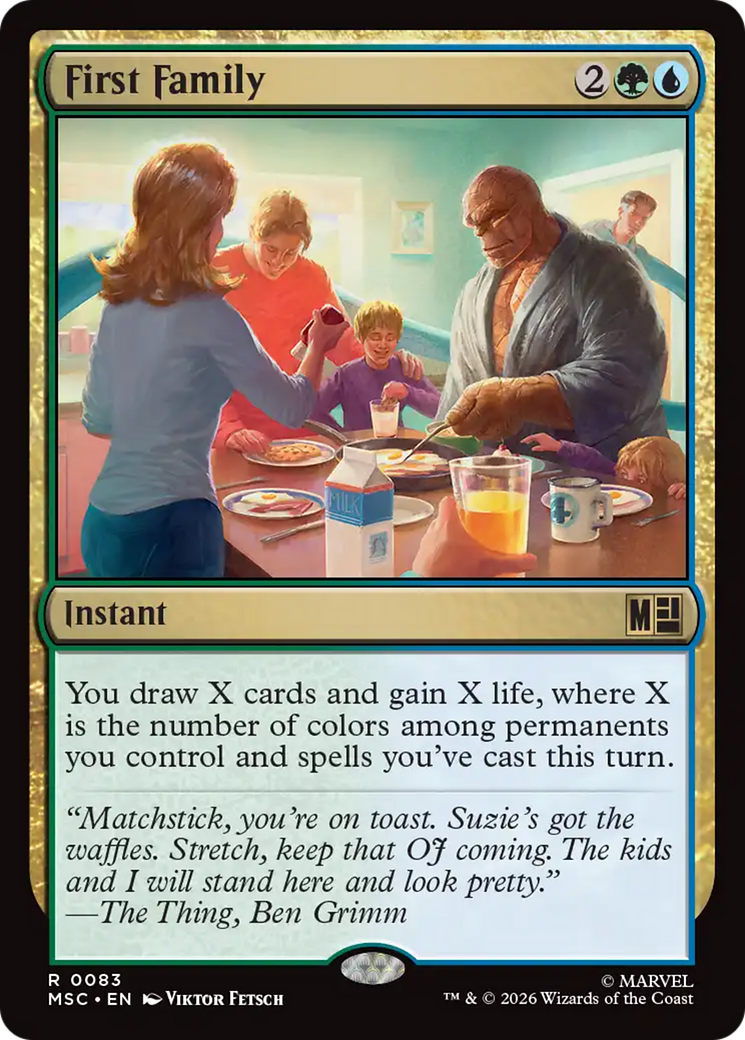 First Family [Marvel Super Heroes Commander] | Card Merchant Takapuna