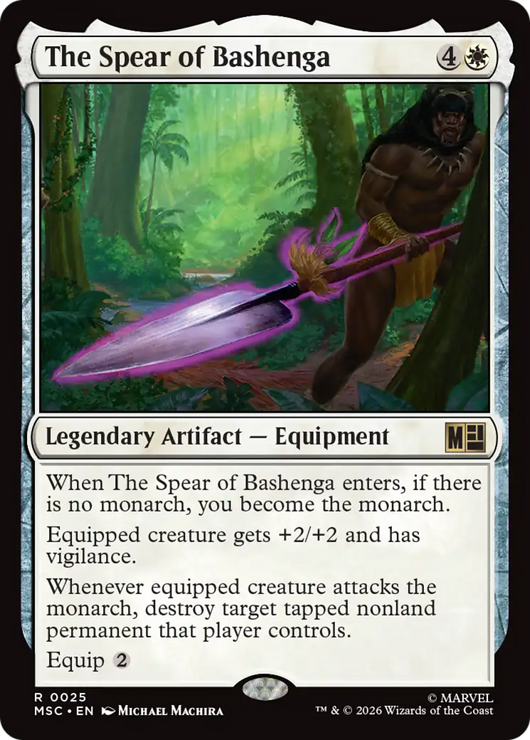 The Spear of Bashenga [Marvel Super Heroes Commander] | Card Merchant Takapuna