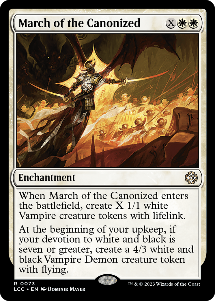 March of the Canonized [The Lost Caverns of Ixalan Commander] | Card Merchant Takapuna