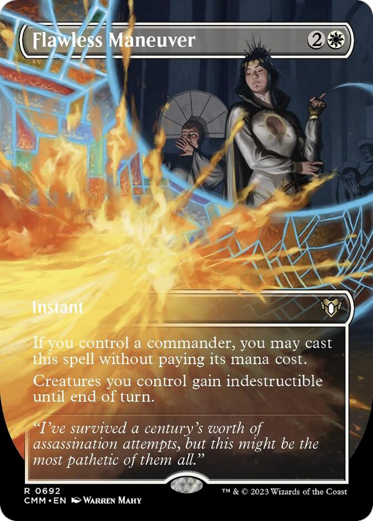 Flawless Maneuver (Borderless Alternate Art) [Commander Masters]