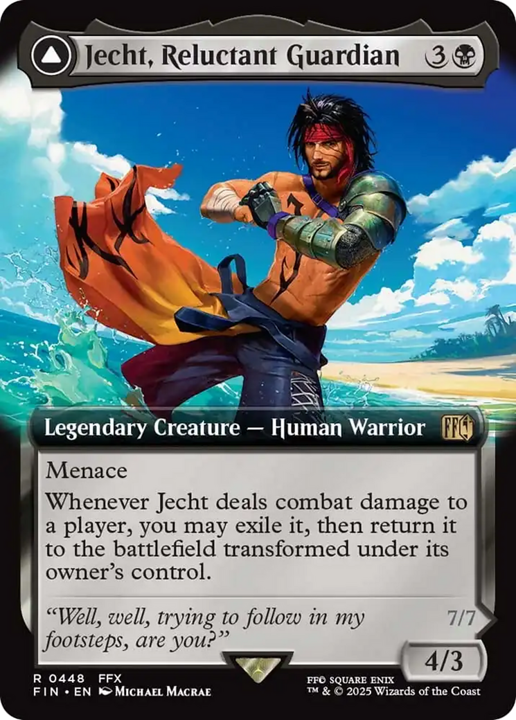 Jecht, Reluctant Guardian // Braska's Final Aeon (Extended Art) [FINAL FANTASY] | Card Merchant Takapuna