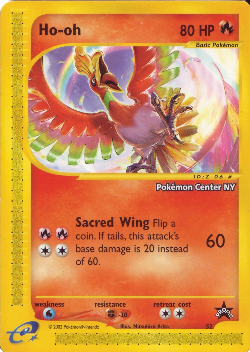 Ho-oh (52) (Pokemon Center NY Promo) [Wizards of the Coast: Black Star Promos] | Card Merchant Takapuna