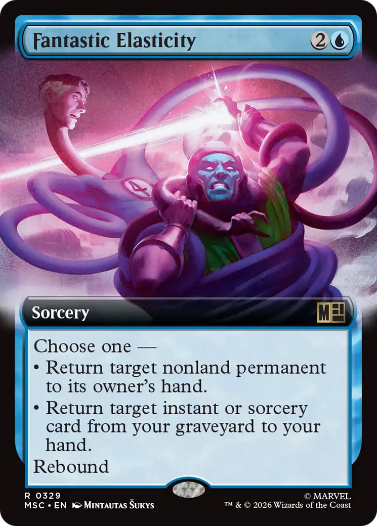 Fantastic Elasticity (Extended Art) [Marvel Super Heroes Commander] | Card Merchant Takapuna