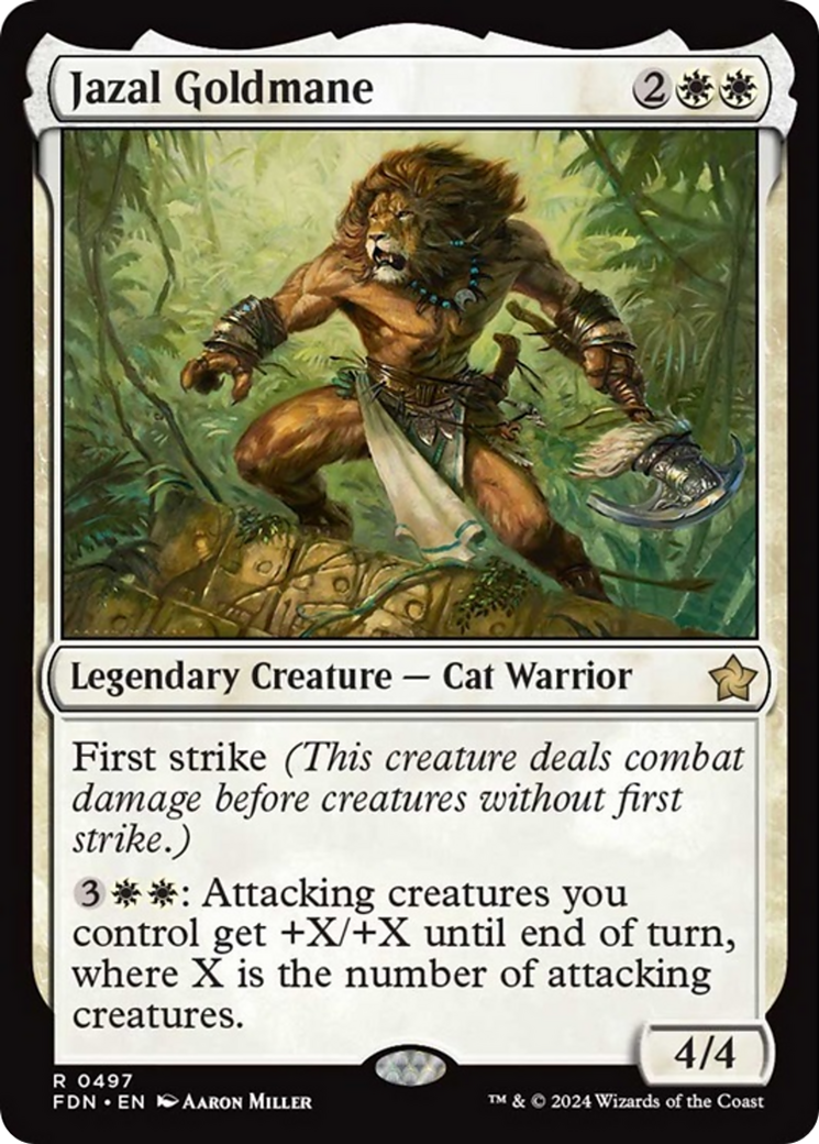 Jazal Goldmane [Foundations] | Card Merchant Takapuna