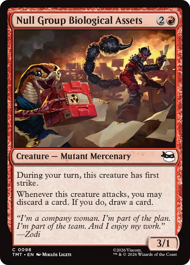 Null Group Biological Assets [Teenage Mutant Ninja Turtles] | Card Merchant Takapuna