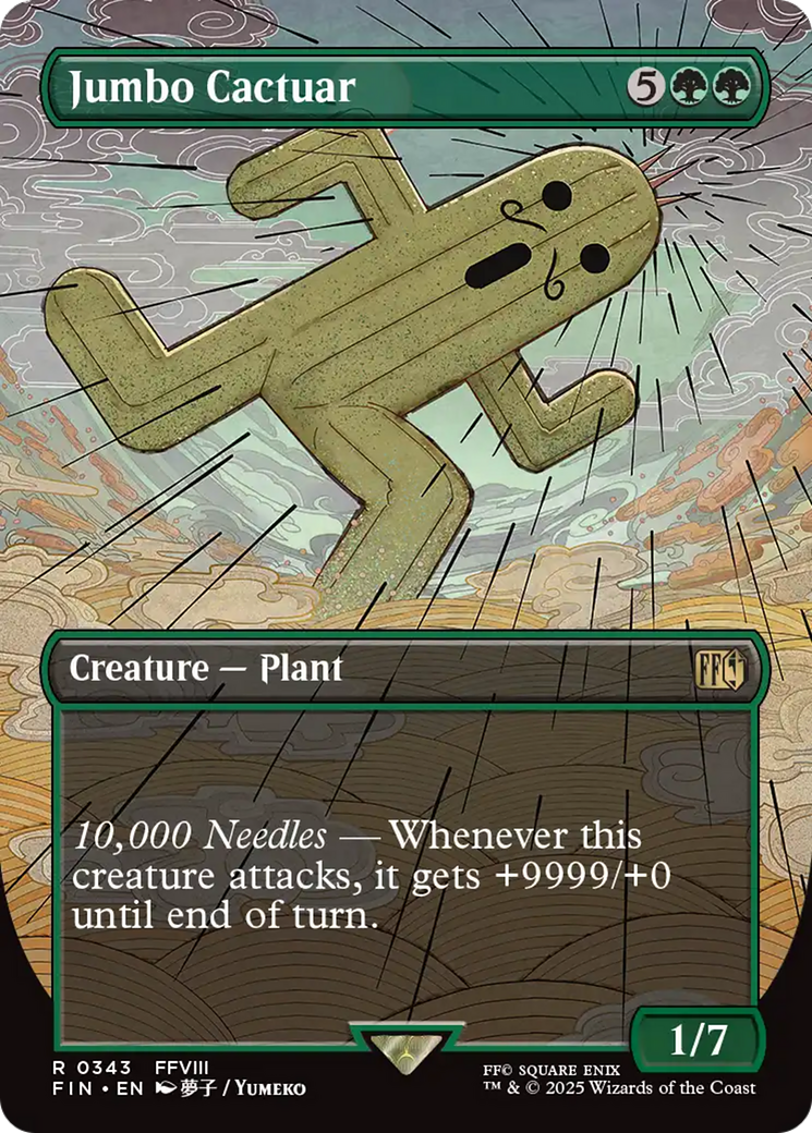 Jumbo Cactuar (Borderless) [FINAL FANTASY] | Card Merchant Takapuna