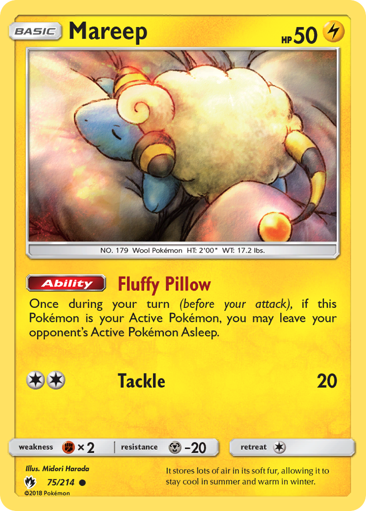 Mareep (75/214) [Sun & Moon: Lost Thunder] | Card Merchant Takapuna