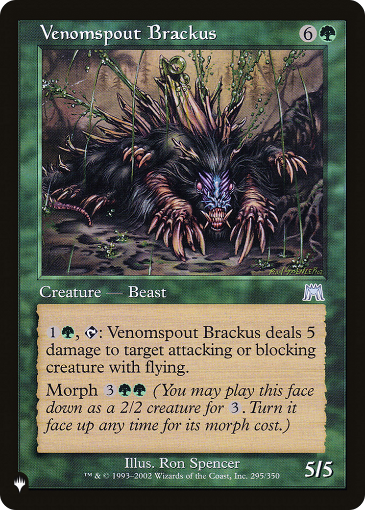 Venomspout Brackus [The List] | Card Merchant Takapuna