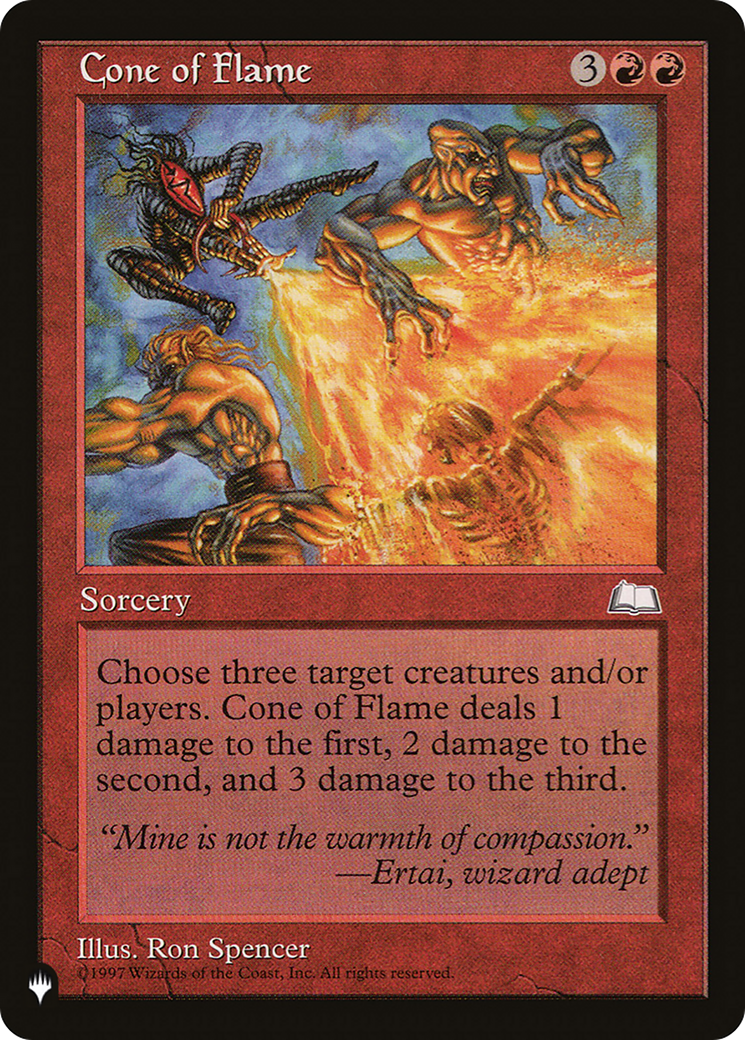 Cone of Flame [The List] | Card Merchant Takapuna