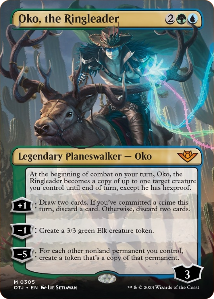 Oko, the Ringleader (Borderless) [Outlaws of Thunder Junction] | Card Merchant Takapuna