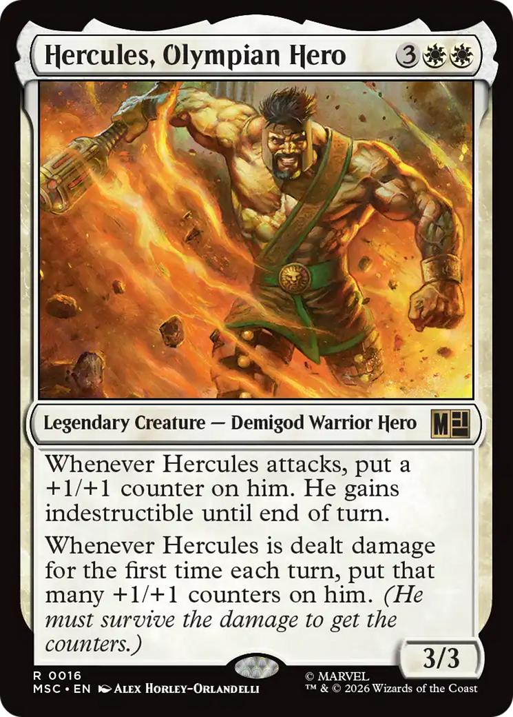 Hercules, Olympian Hero [Marvel Super Heroes Commander] | Card Merchant Takapuna
